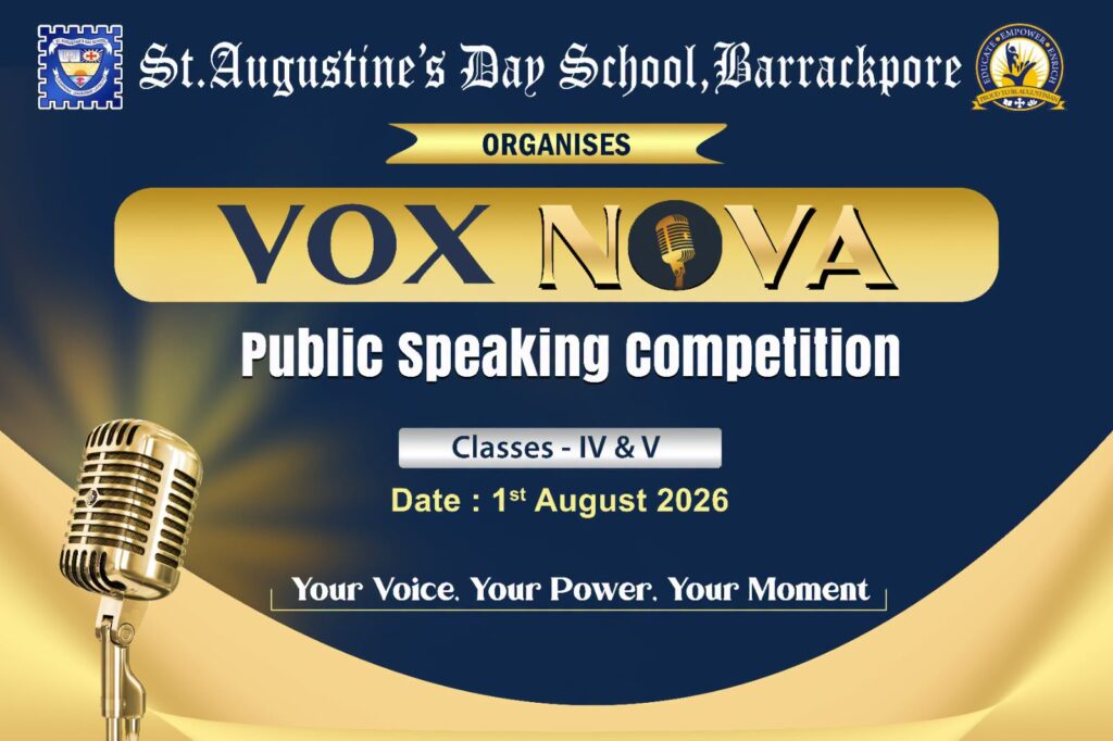 VOX NOVA 2026 – Public Speaking Competition | St. Augustine's Day School Barrackpore