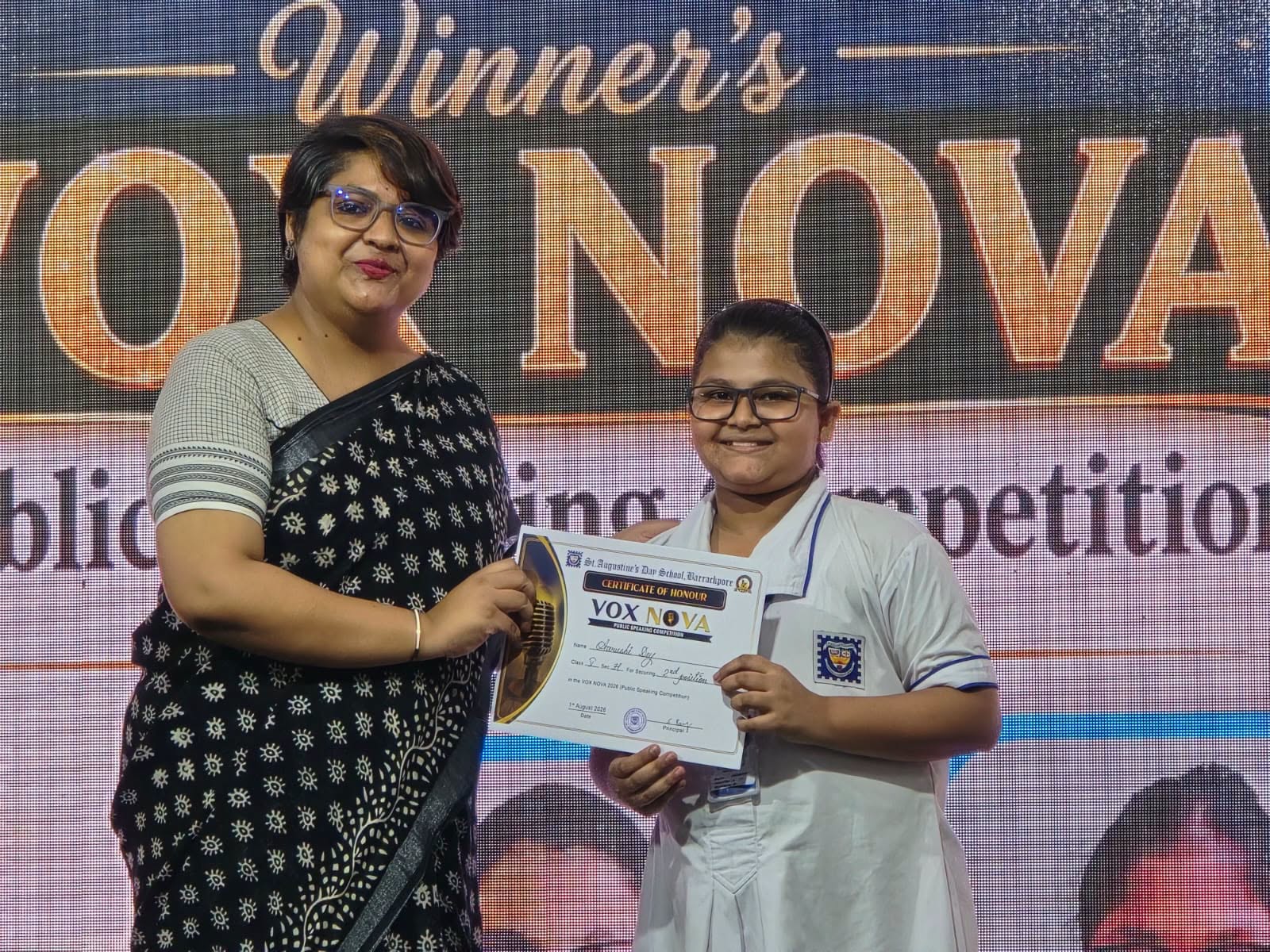 VOX NOVA 2026 – Public Speaking Competition | St. Augustine's Day School Barrackpore