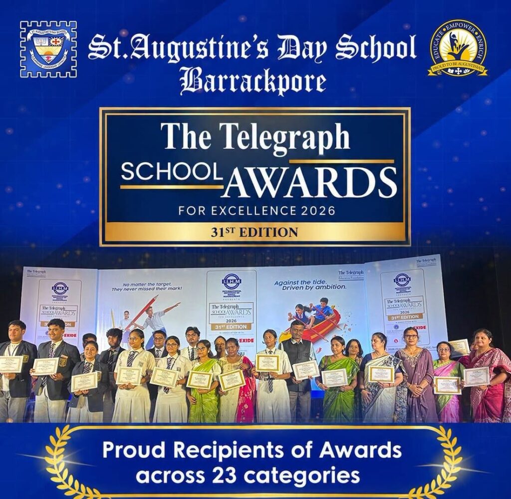 St. Augustine’s Day School, Barrackpore Wins 23 Awards at The Telegraph School Awards